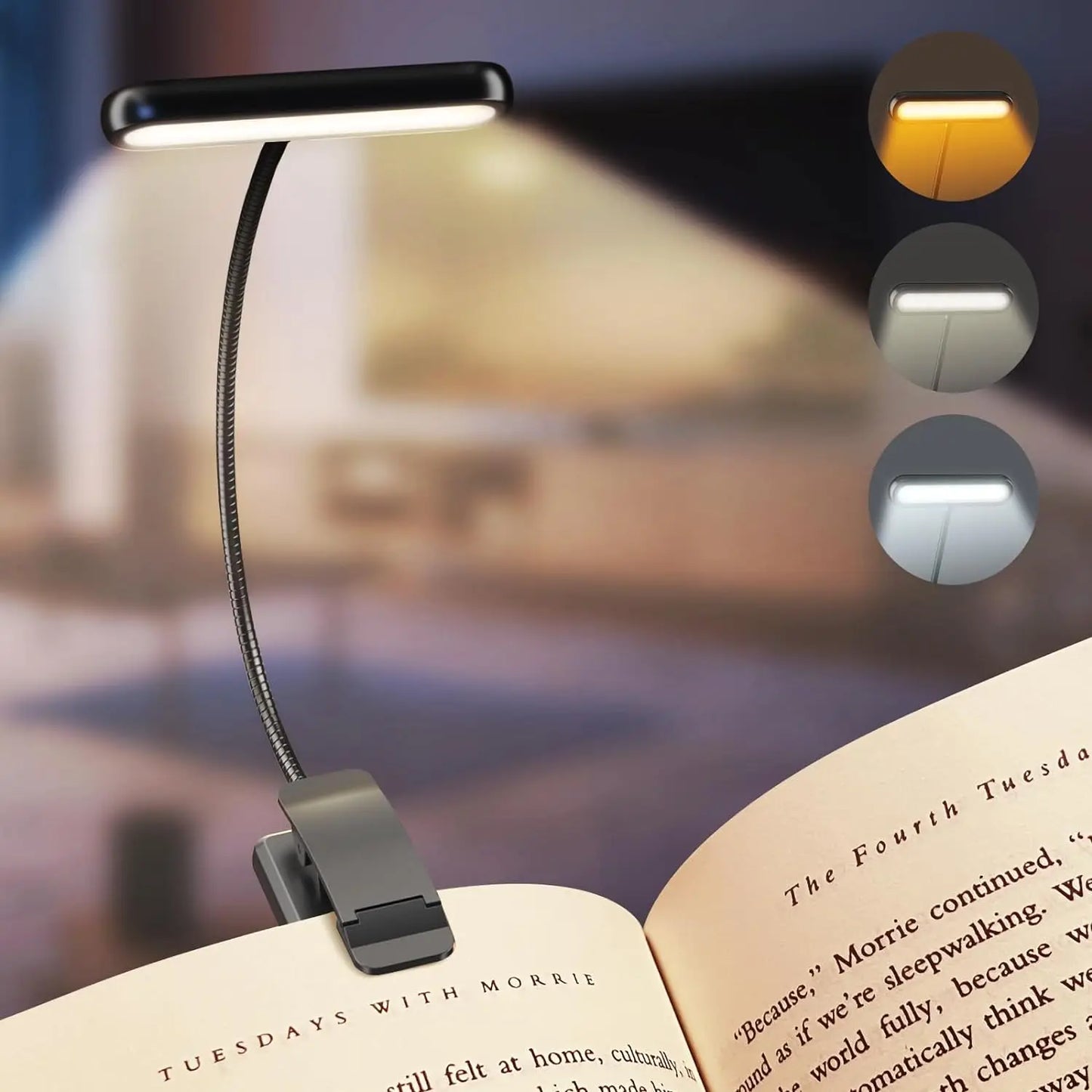 14-LED Clip-on Book Light